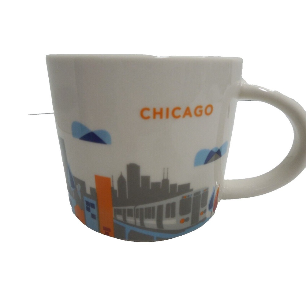 Starbucks "Chicago" You Are Here Series Collection 14oz Coffee Tea Mug 2013